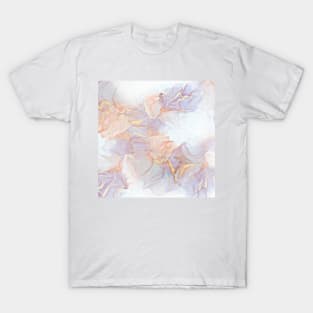 abstract, marble, pink, colourful, aesthetic, beautiful, vintage, retro, artistic, artsy, inspiring, dream, love, romantic, clouds, sky, soap, flowers T-Shirt